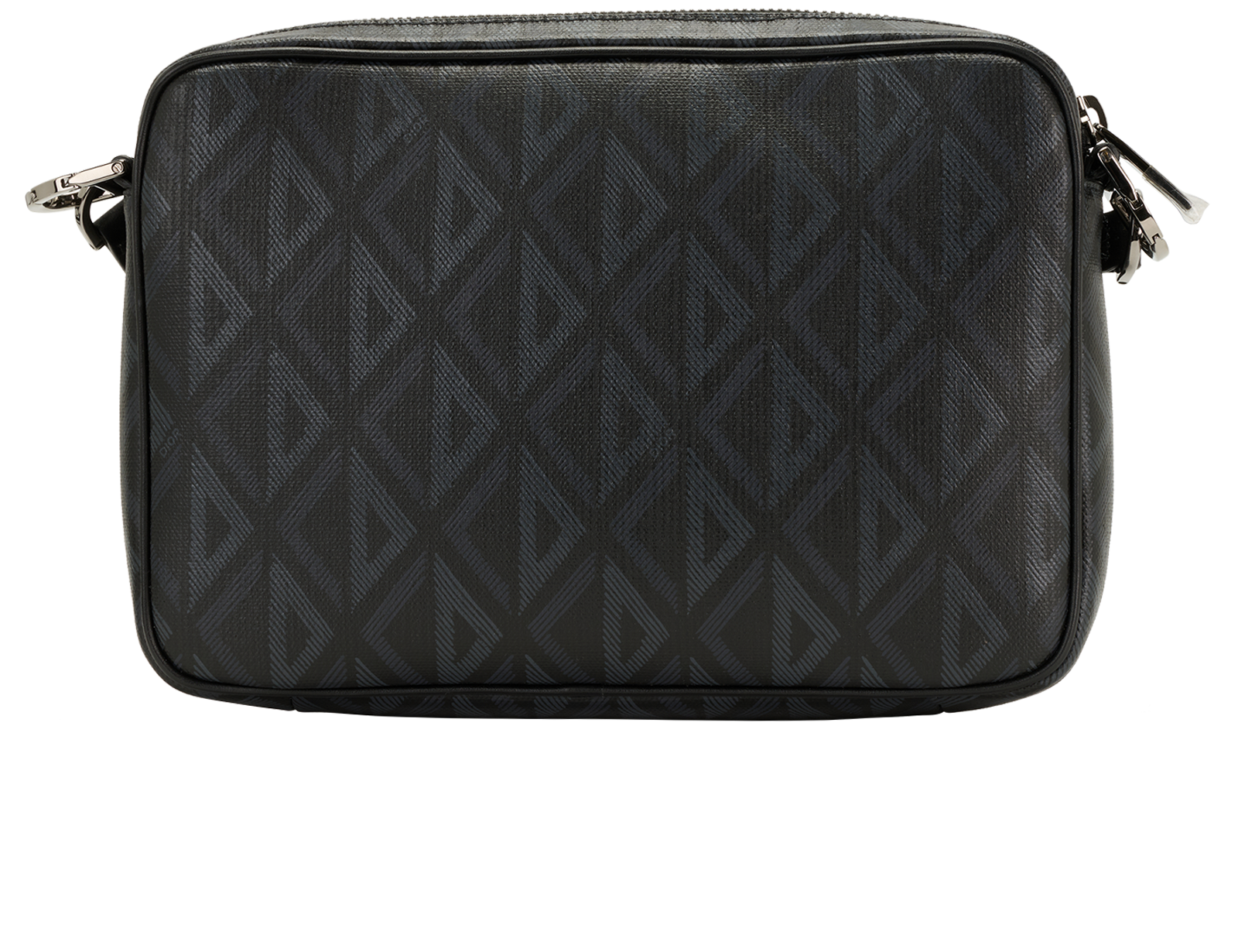 Saddle Triple Pouch, &pound;1,600, Handbags, Black, Canvas, Back view